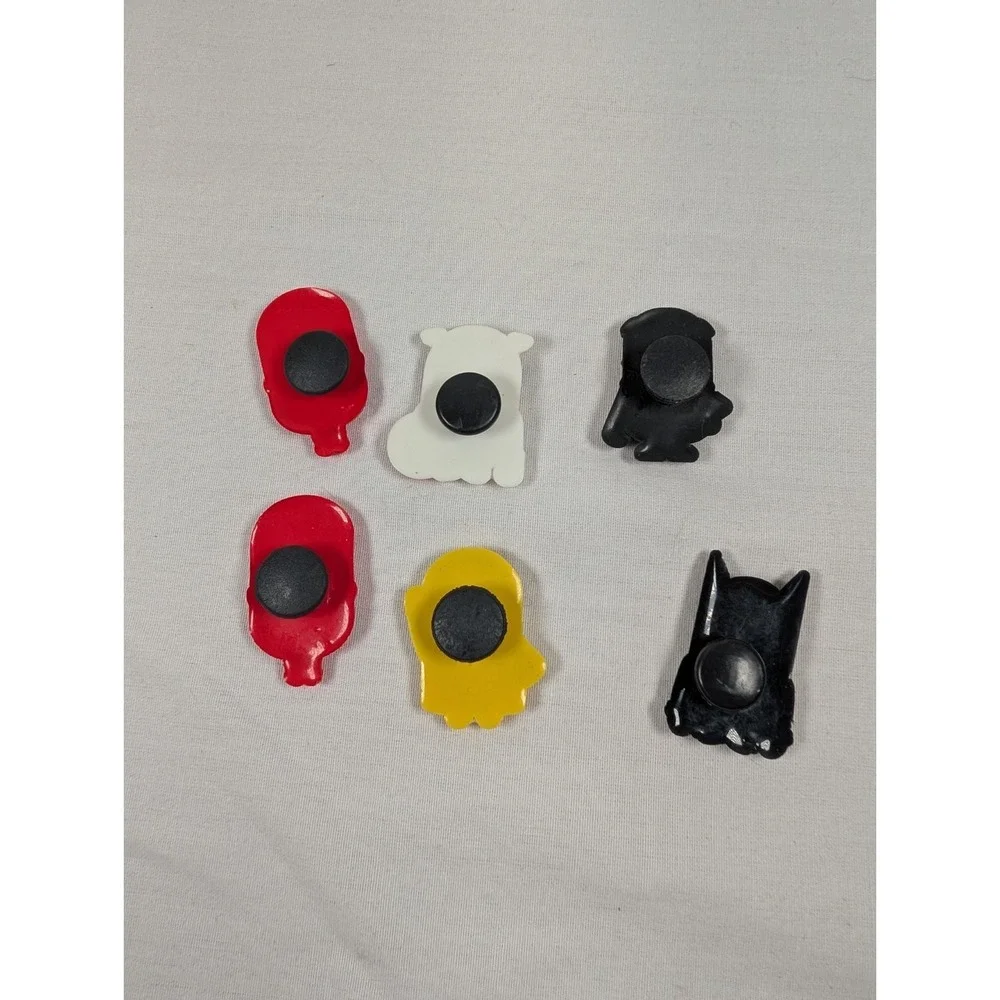 Minions Superhero Shoe Charms Lot Of 6